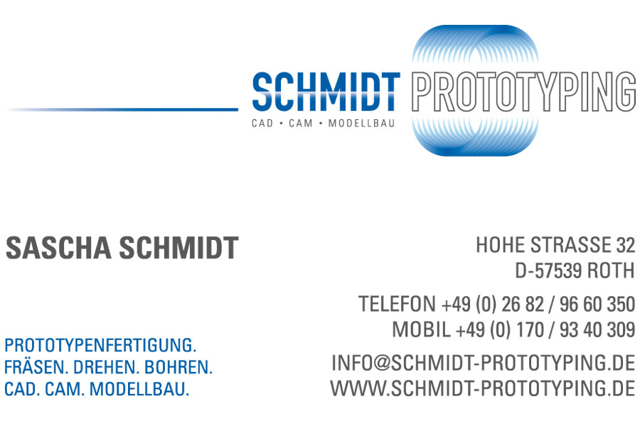 Sascha Schmidt Prototyping, Hohe Straße 32, 57539 Roth